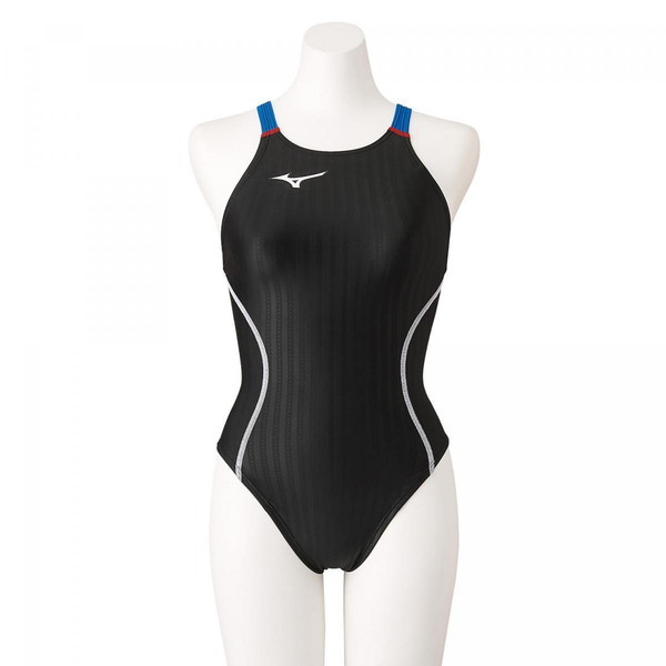 MIZUNO ミズノ 競泳用ミディアムカット レースオープンバック ジュニア N2MA142491