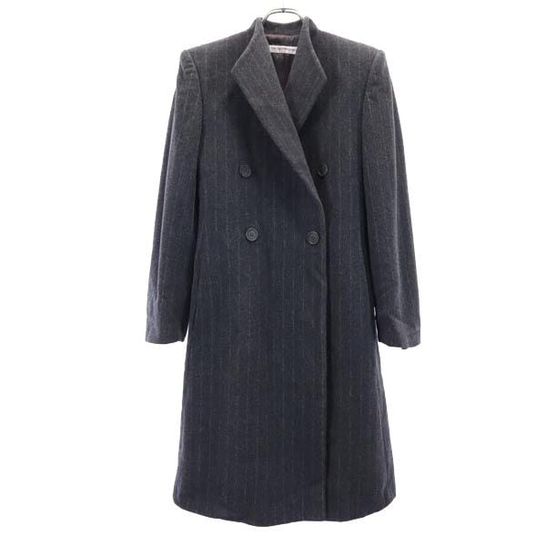 イタリア製 カシミヤブレンド コート 38 グレー レディース