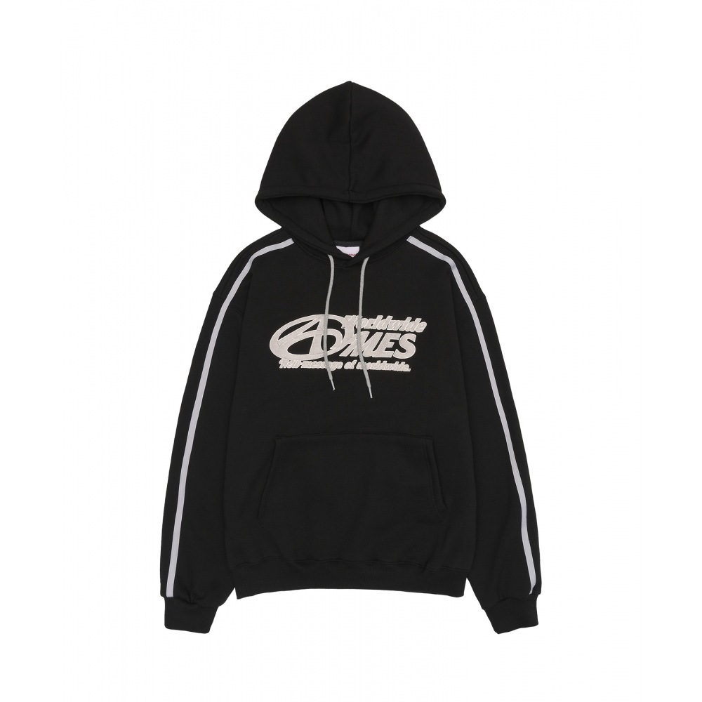 AMES-ワールドワイドシンボルロゴ刺繍パーカーブラック 8,116円