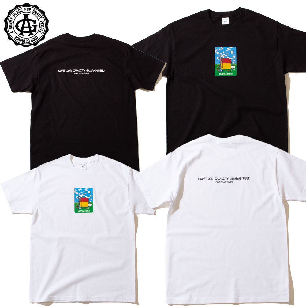【Acapulco Gold/アカプルコゴールド】Tシャツ 半袖 コットン/BADASS TEE AG SP24-07ストリート スケーター メンズファッション