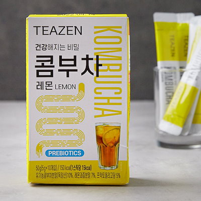 [TEAZEN] ティーゼン コンブチャ KOMBUCHA レモン味 / 5g10...のサムネイル