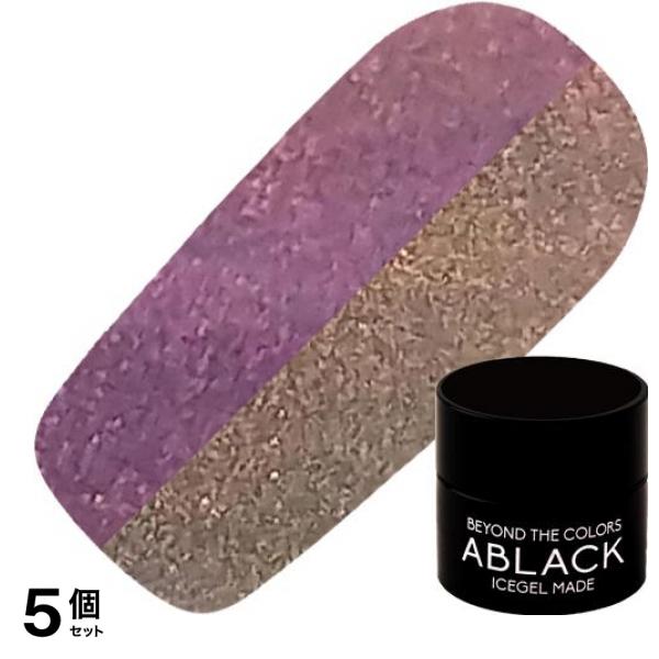 ICEGEL(アイスジェル) A BLACK ダブルギャラクシージェル DG-1110 キャッツアイレッド 3g 5個セット