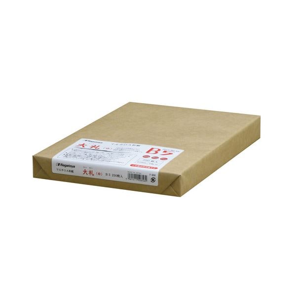 (まとめ) 長門屋商店 マルチOA和紙 大礼 白 B5 ナ-856 1冊(250枚) (×5セット)