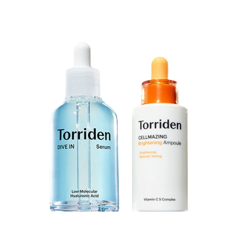 【2種セット】トリドンダイブインヒアルロン酸セラム50ml＋セルメイジングビタCアンプル30ml