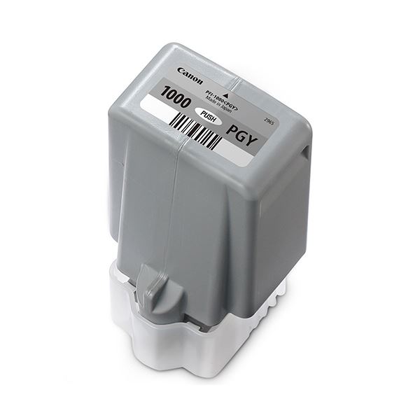 (まとめ）キヤノン インクタンクPFI-1000PGY フォトグレー 80ml 0553C004 1個(×3セット)