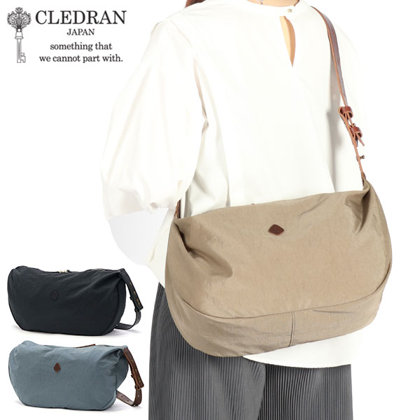 レディース 斜めがけバッグ ブランド バッグ 斜めがけ 軽量 軽い ナイロン 大きめ A4 レザーコンビ 大人 かわいい おしゃれ 日本製 LALI GATHER SHOULDER