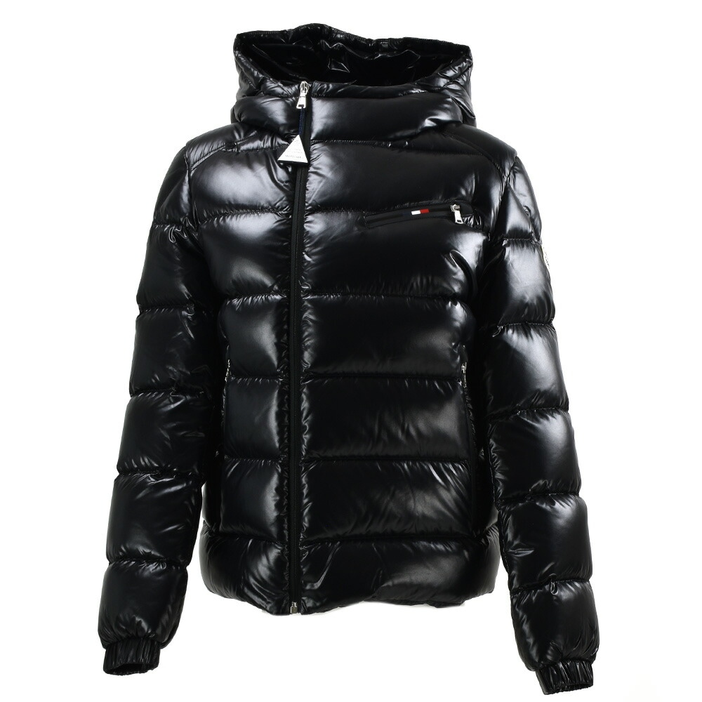 モンクレール ダウンジャケット レディース ブルゾン フード付きダウン ブラック 黒 MONCLER LOTER[1a00061-999]