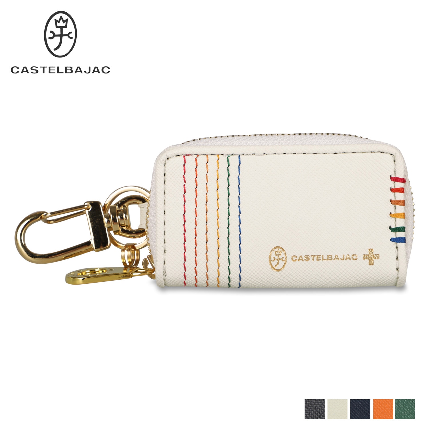 キーケース シェスト メンズ レディース 本革 ラウンドファスナー 27609