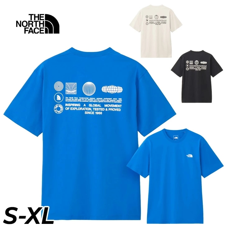 半袖 Tシャツ メンズ レディース フラッシュドライ グローブグリッドコットンティー プリントT アウトドアウェア キャンプ ハイキング フェス タウンユース ブランド アパレル/NT32550