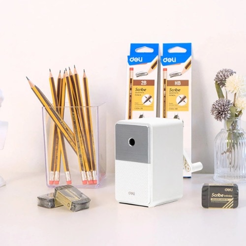 デリーレトロ鉛筆削りセット - ホワイト鉛筆消しゴム筆記用品学用品事務用品学校準備ギフト 4,563円