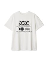 Qoo10 aeae WEB LOGO CROP ロゴ 半袖