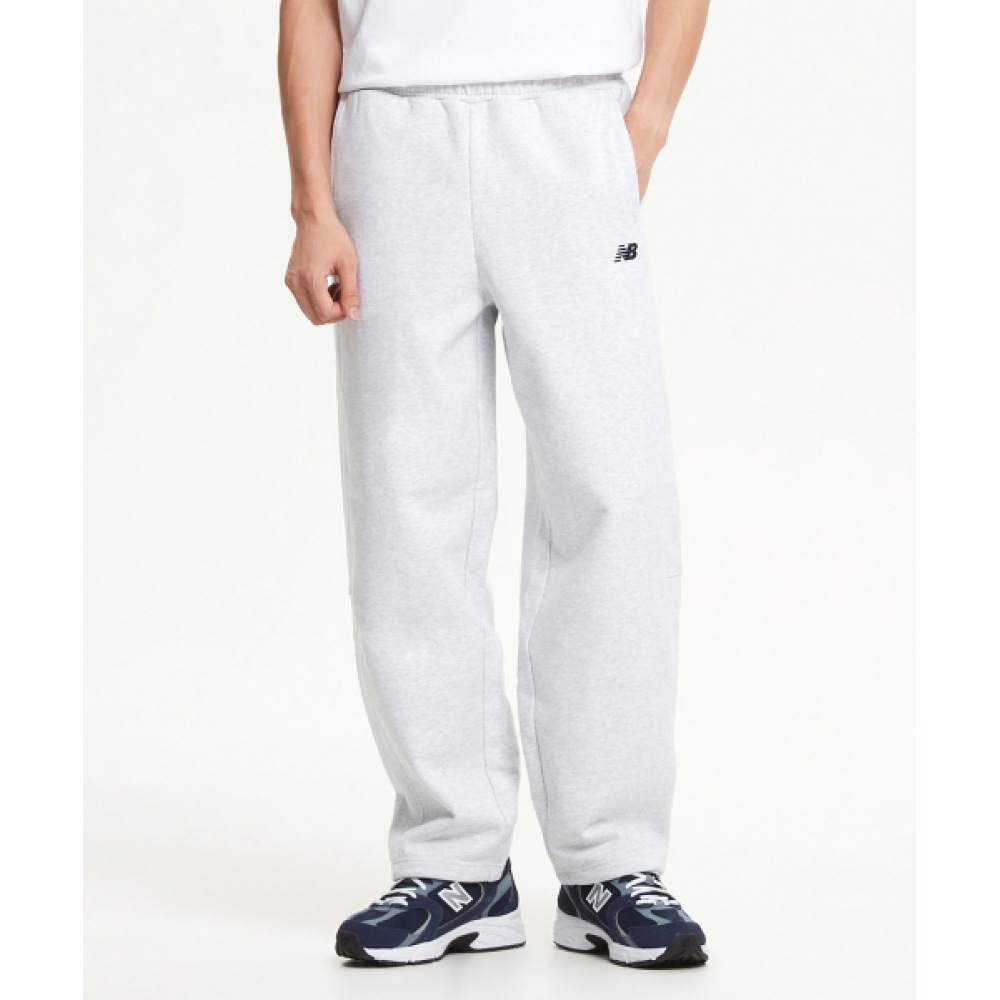 ニューバランス NBMLE41903/UNI フライング起毛 2WAY ワイドパンツ (ライトグレー)