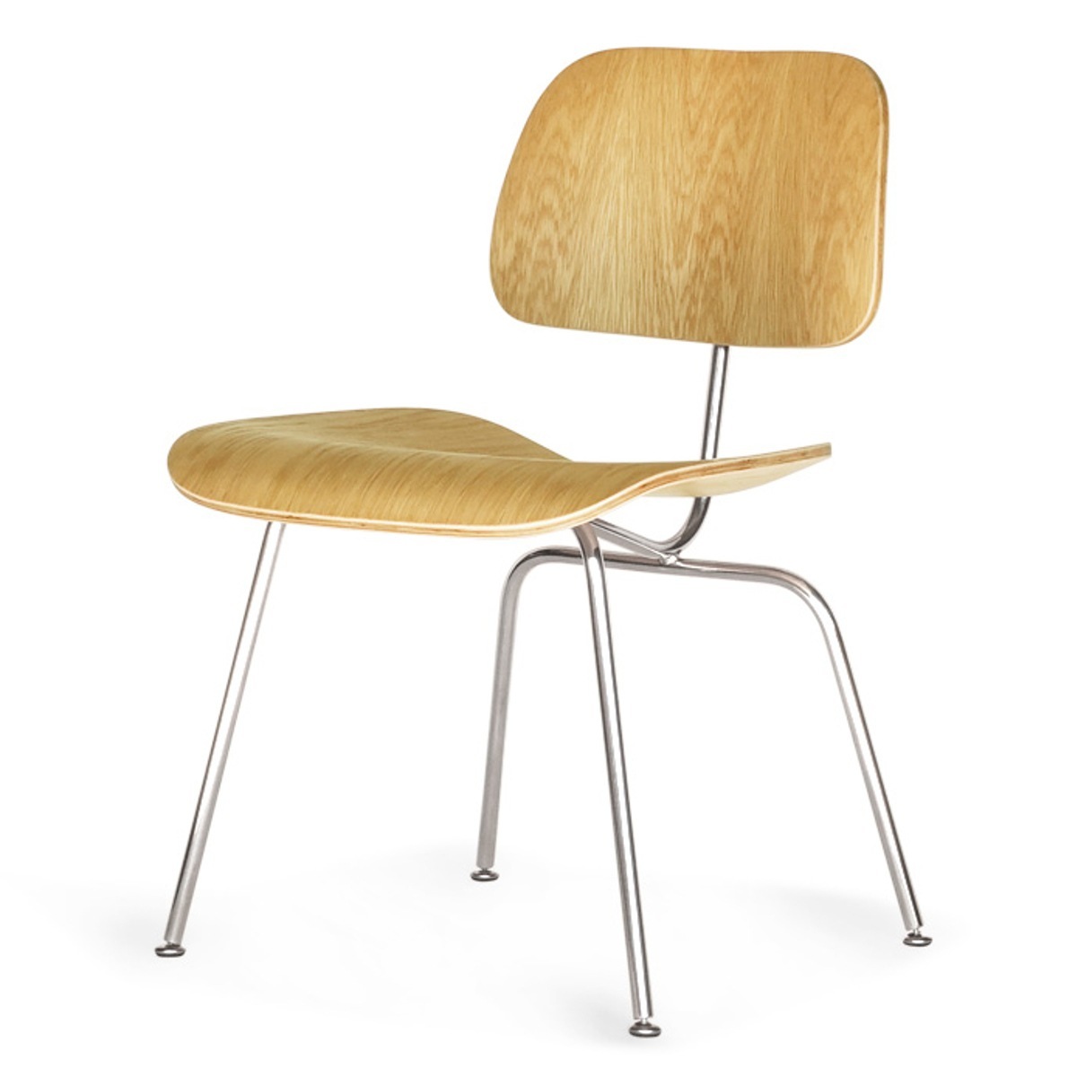 ダイニングチェア 座面高45cm オーク DCM リプロダクト デザイナーズチェア チェア 椅子 食卓 リビング 背もたれ 天然木 ナチュラル 北欧 木目調 プライウッド