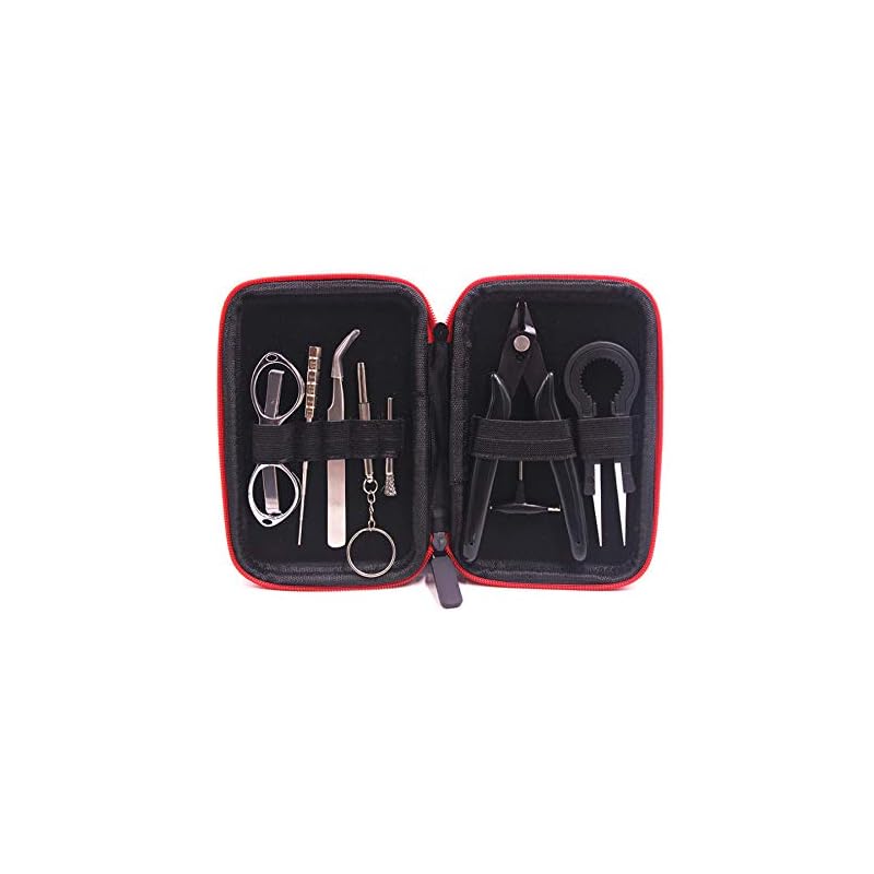 Shopdp DIYツールキットセット 初心者 RBA/RTA ビルド 8 in 1収納バッグ 収納便利