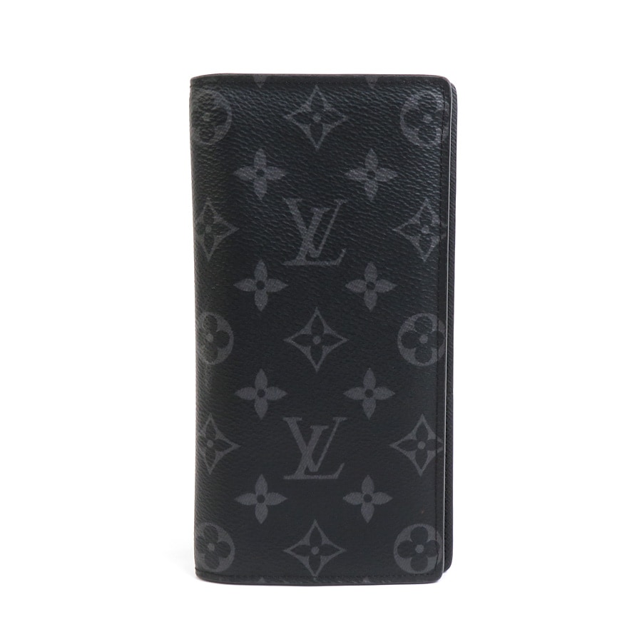 ルイ ヴィトン LOUIS VUITTON 二つ折り長財布 モノグラム エクリプス ポルトフォイユ ブラザ/モノグラム エクリプス ブラック メンズ M61697 h30757a