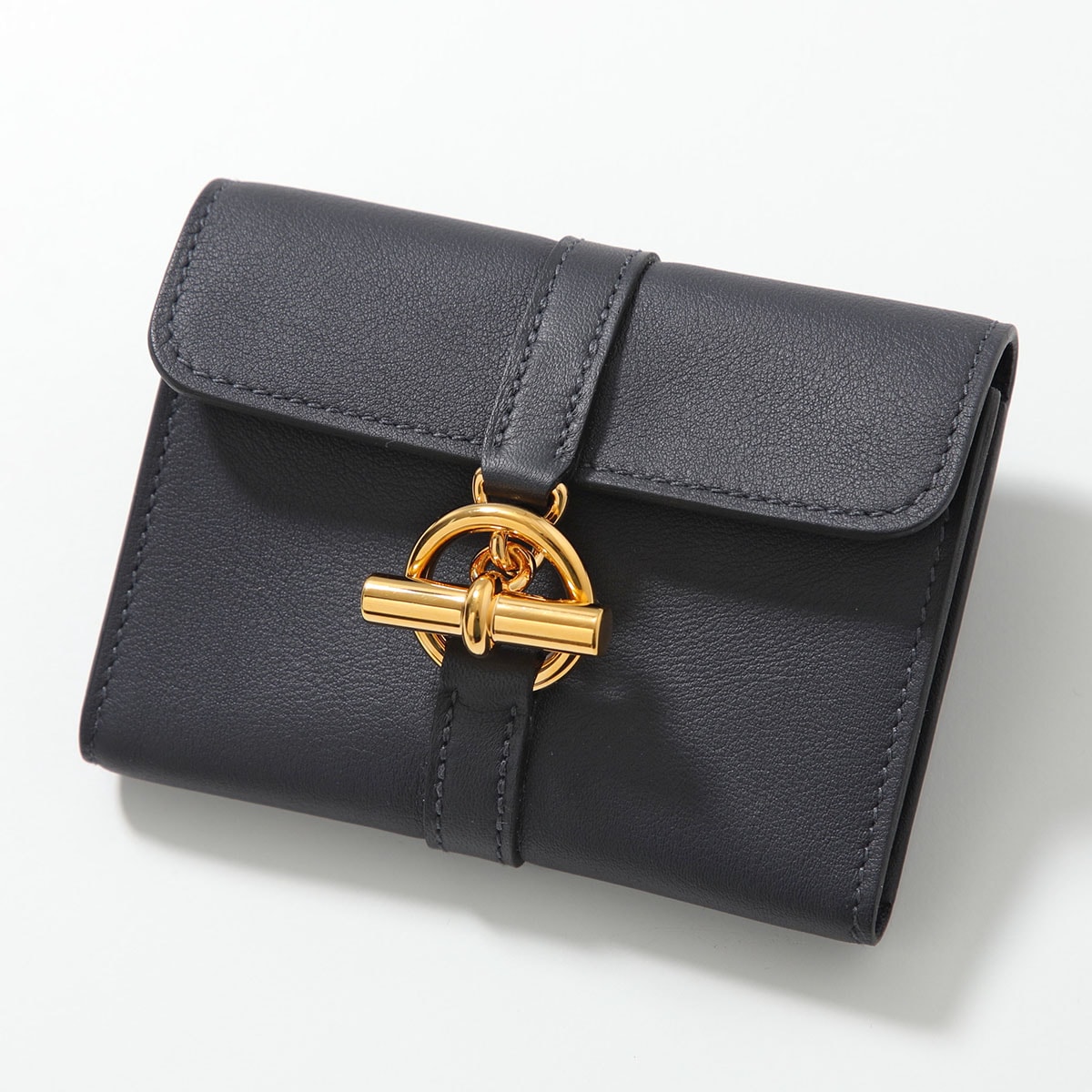 HERMES エルメス コインケース グレナン コンパクト Glenan Compact H086439CC スイフト レザー カードケース W刻印 GD金具 CABAN
