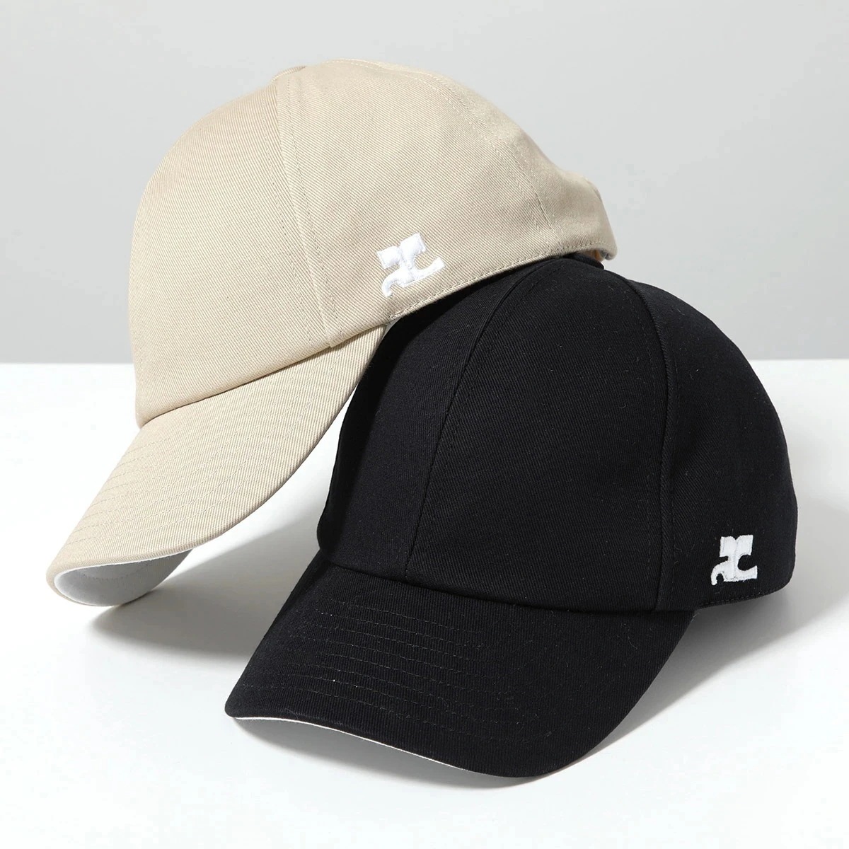 Courreges クレージュ ベースボールキャップ 125ACT039C00024 レディース アイコン刺繍 コットン 帽子 カラー2色 【mega】