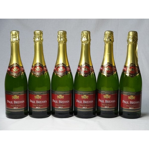 ワインセット スパークリングワイン辛口6本セット ポールブレハン ブランドブラン NV 白