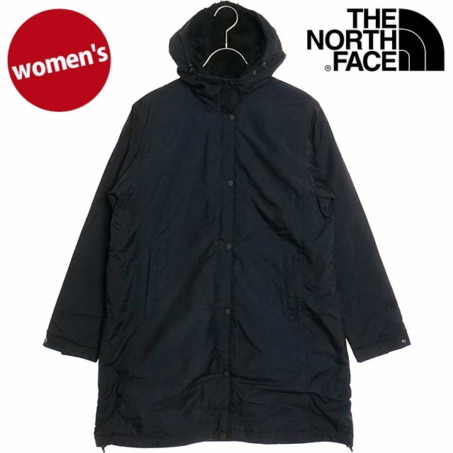 コンパクトノマドコート [NPW72430-KK] Compact Nomad Coat レディース TNF アウトドア アウター マウンテンパーカー 軽量 ブラック/ブラック