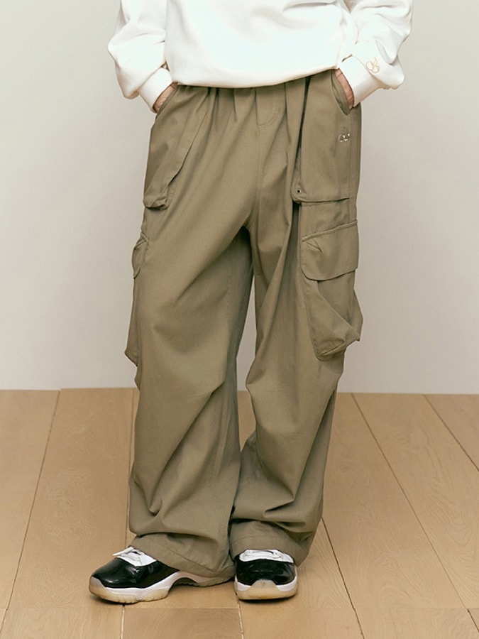 COTTON CARGO PANTS [KHAKI]