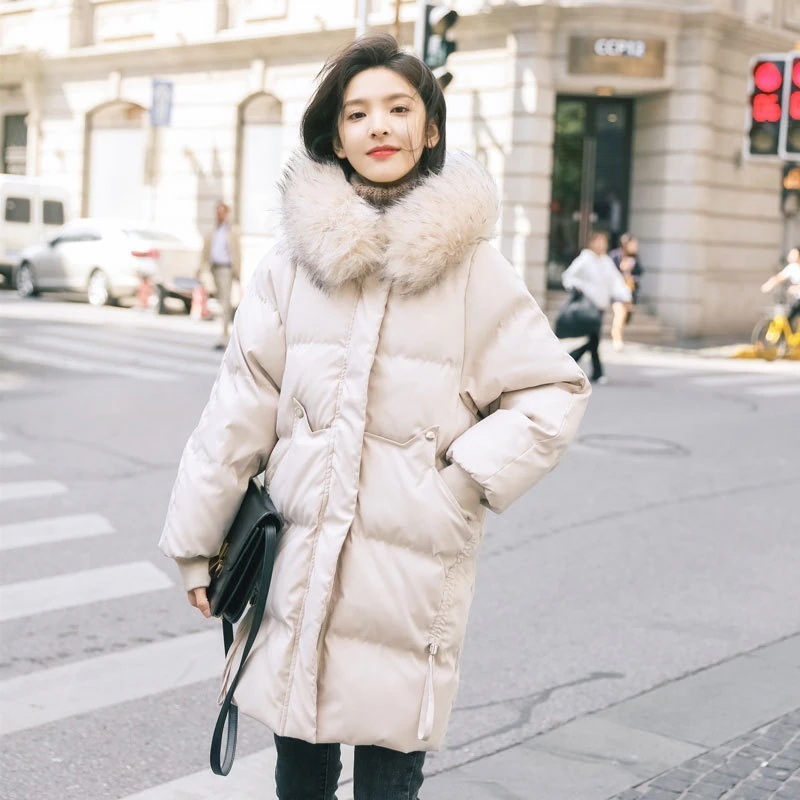 作セールコートダウンコートレディース中綿コートダウンジャケット秋冬カジュアル中綿ダウンコート軽い暖かいファー付きアウター