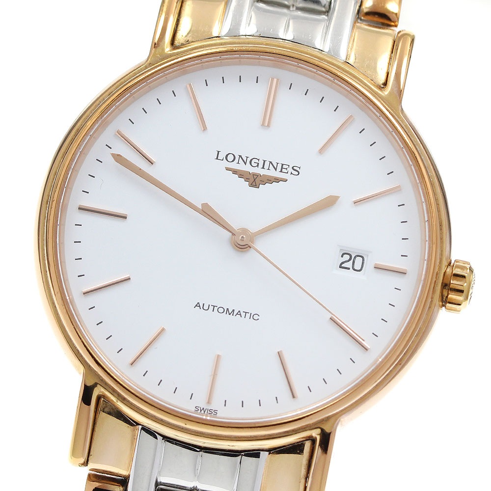 ロンジン LONGINES L4.921.1 プレザンス デイト 自動巻き メンズ _942622【中古】