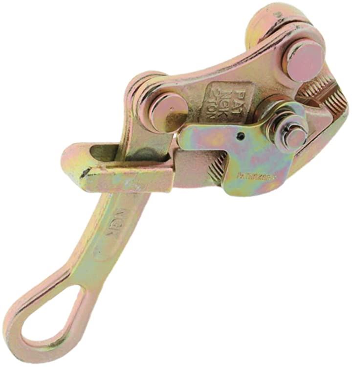 カムラー 掴線器 2t SDワイヤ 鋼撚線 裸導線 電設 ワイヤー クランパー 張線器 シメラー カムラー2tタイプ(カムラー2tタイプ)