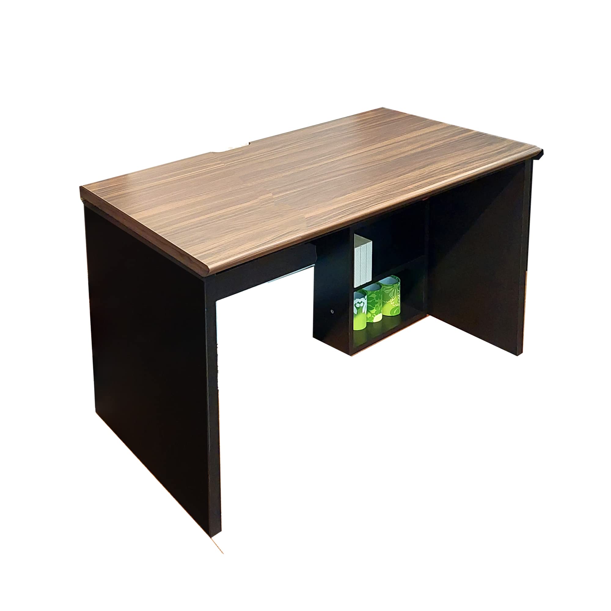 高級デスク 大人向け 大人用 大人の学習机 デスク 国産 日本製 【3梱包】机 100cm幅×奥行60 ワークデスク (ウォールナット) 学習机 大人 棚付き 社長デスク オフィス 76812