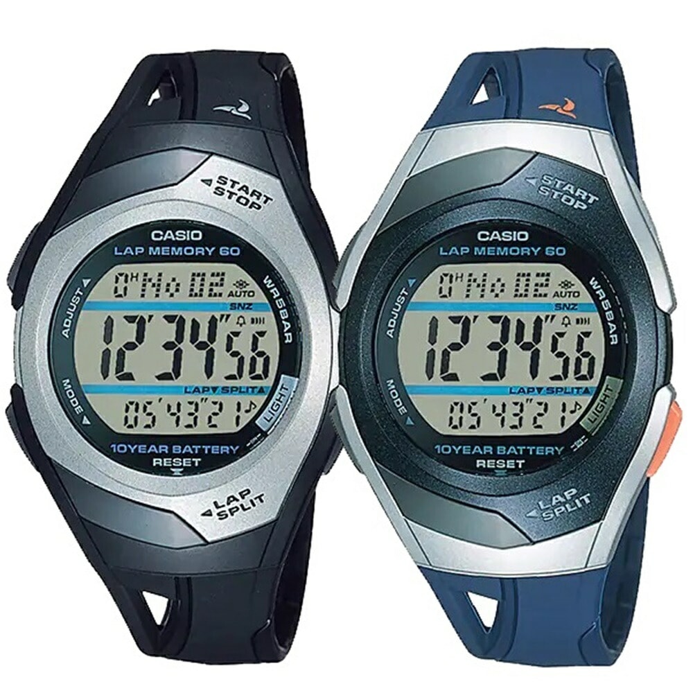 ペアウォッチ カシオ 色違い 一緒にランニング マラソン スポーツ ジョギング ランナー 軽い 着け心地 コンパクト 10気圧防水 プレゼント 両親 友達メモリー 健康管理 フィズ