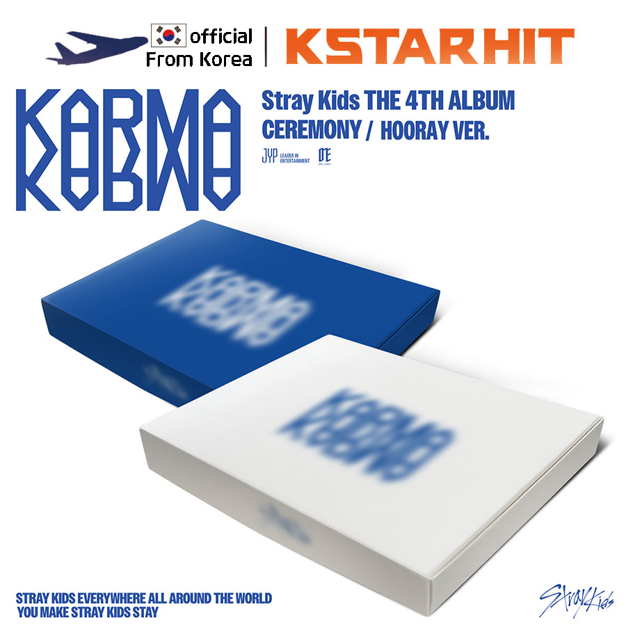 (CEREMONY_ HOORAY 2種類セット) Stray Kids - KARMA (4枚目のフルアルバム)