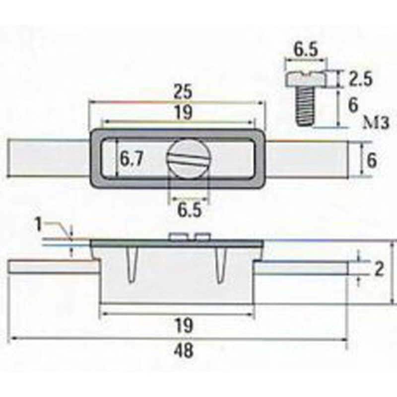 福井金属工芸　コロロボックス型48mm×6mm 100個入　NO.6318