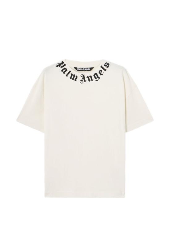 PALM ANGELS Men T-Shirts PMAA109S26 JER0080310 Off white black