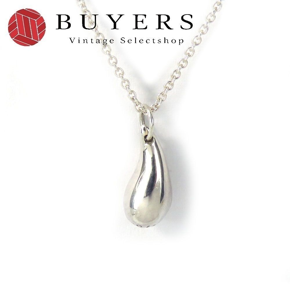 中古 ネックレス ティアドロップ シルバー925 約2.9g シルバー エルサペレッティ アクセサリー レディース 女性 12,705円