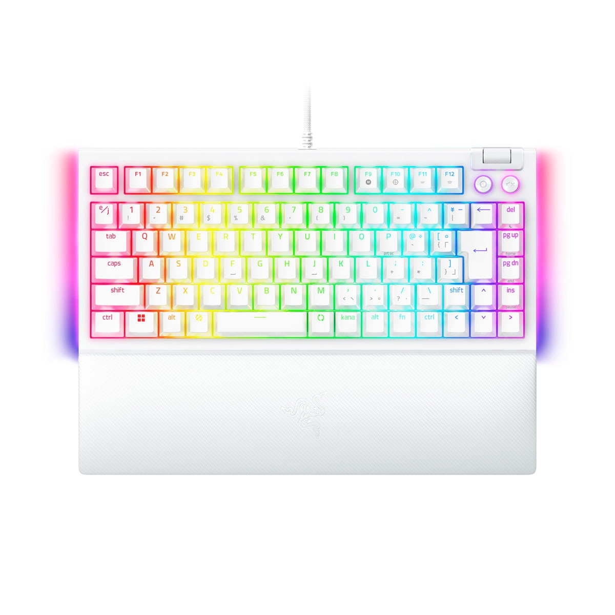 Razer 【国内正規品】 BlackWidow V4 75％ JP ゲーミングキーボード 日本語配列 ホワイト RZ0305002900R3J1