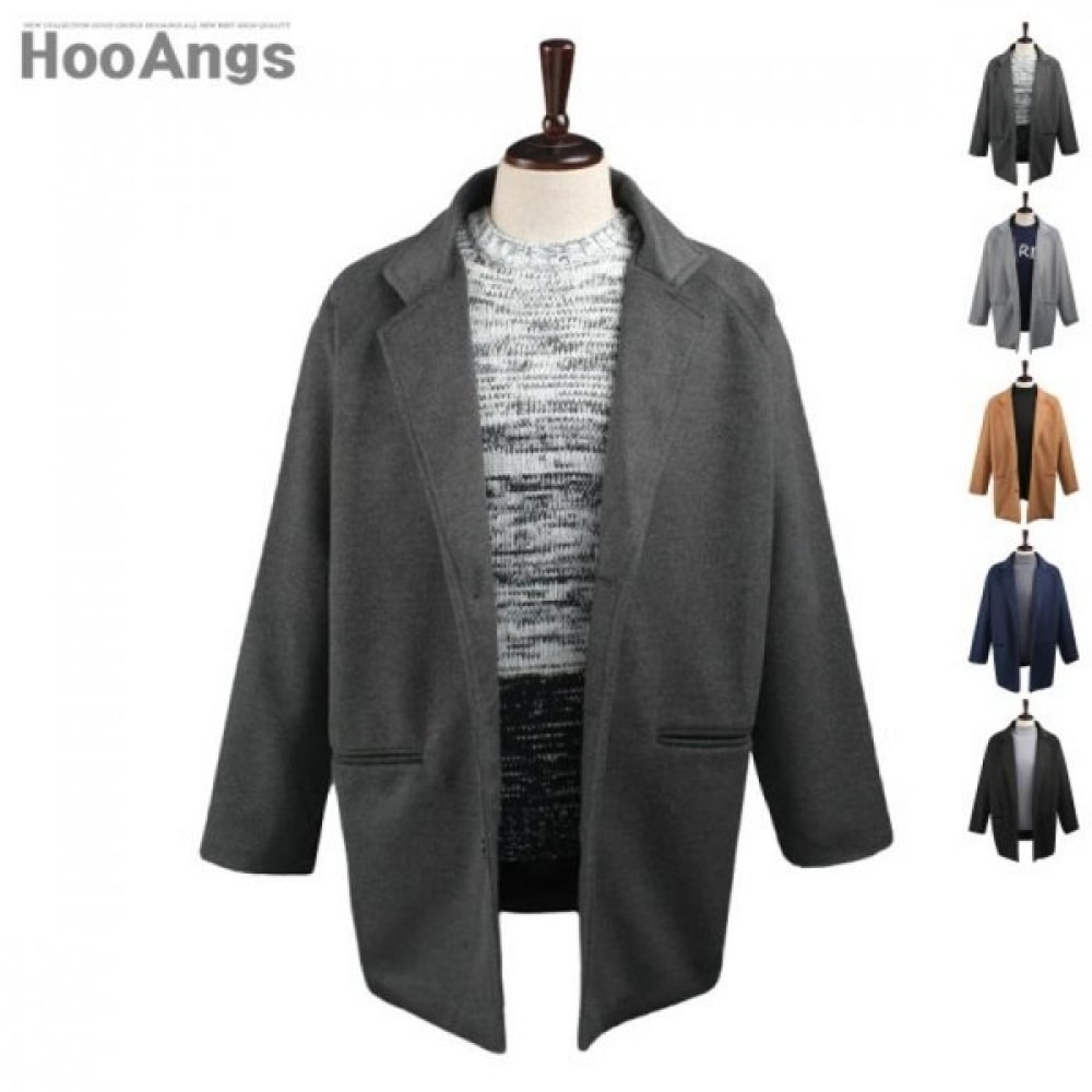 (フアンズ) オーバーフィットラグランポケットロングコート BDJK6530