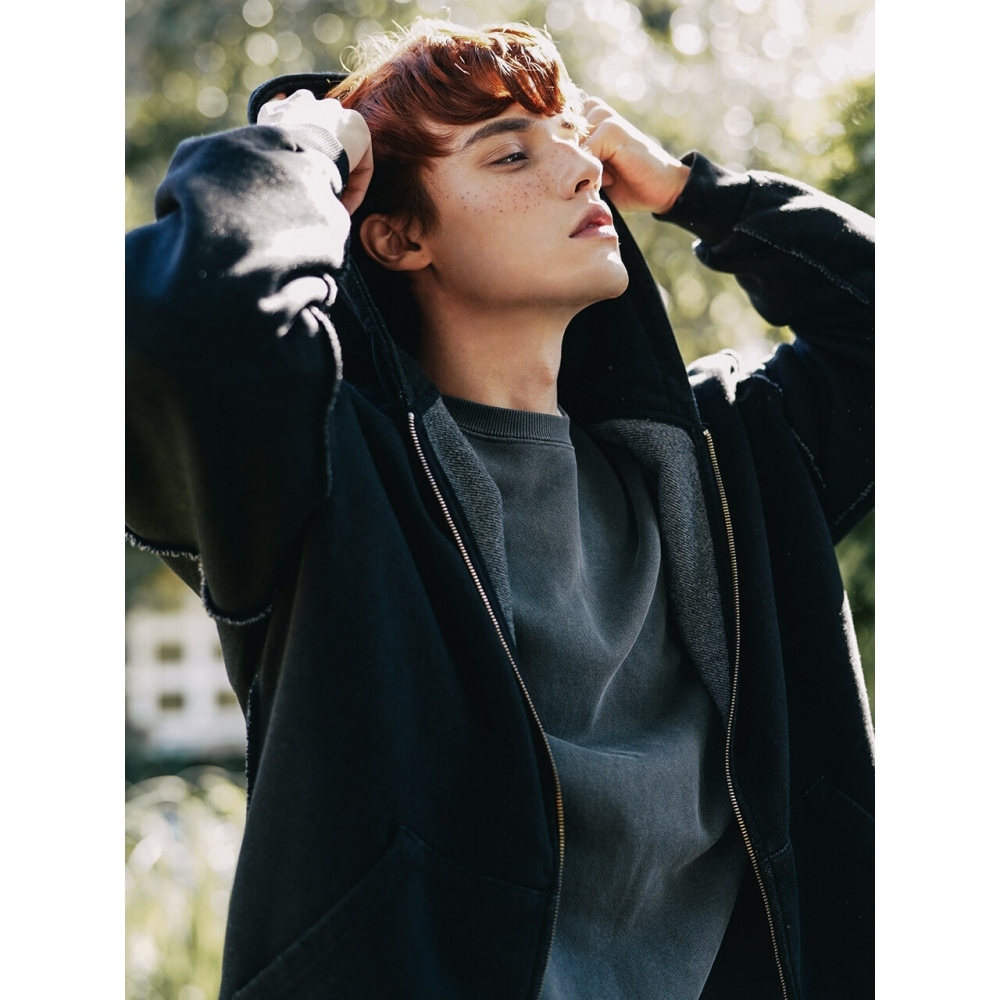 WV PROJECTダストピグメントフード集業ブラックMJOT7437