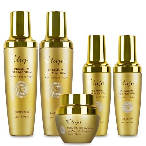 エルザイプレミアムプリーツ改善美白ケア弾力集中ゲルマニウム基礎5種セット