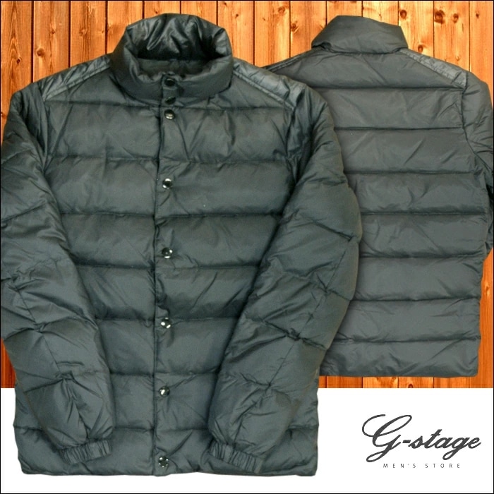 クリアランスセール G-stage ジーステージ メンズ スリム ダウンジャケット ブラック アウター ジャケット ダウン ブルゾン トップス カジュアル サーフ セレブ アメカジ ヴィンテージ