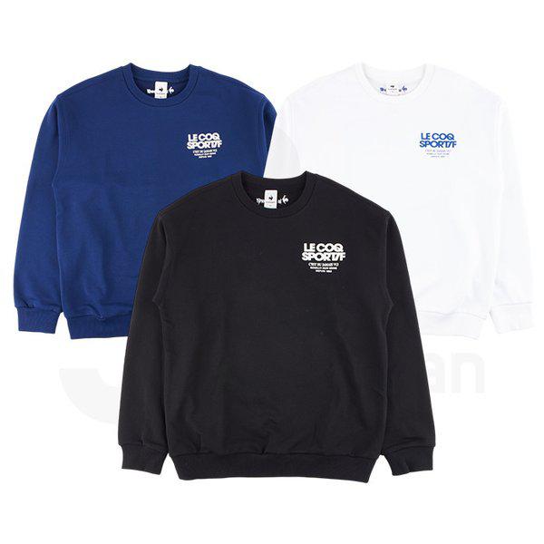 共用ルーズフィット背中グラフィック裏毛マンツーマン QQ123LFS18