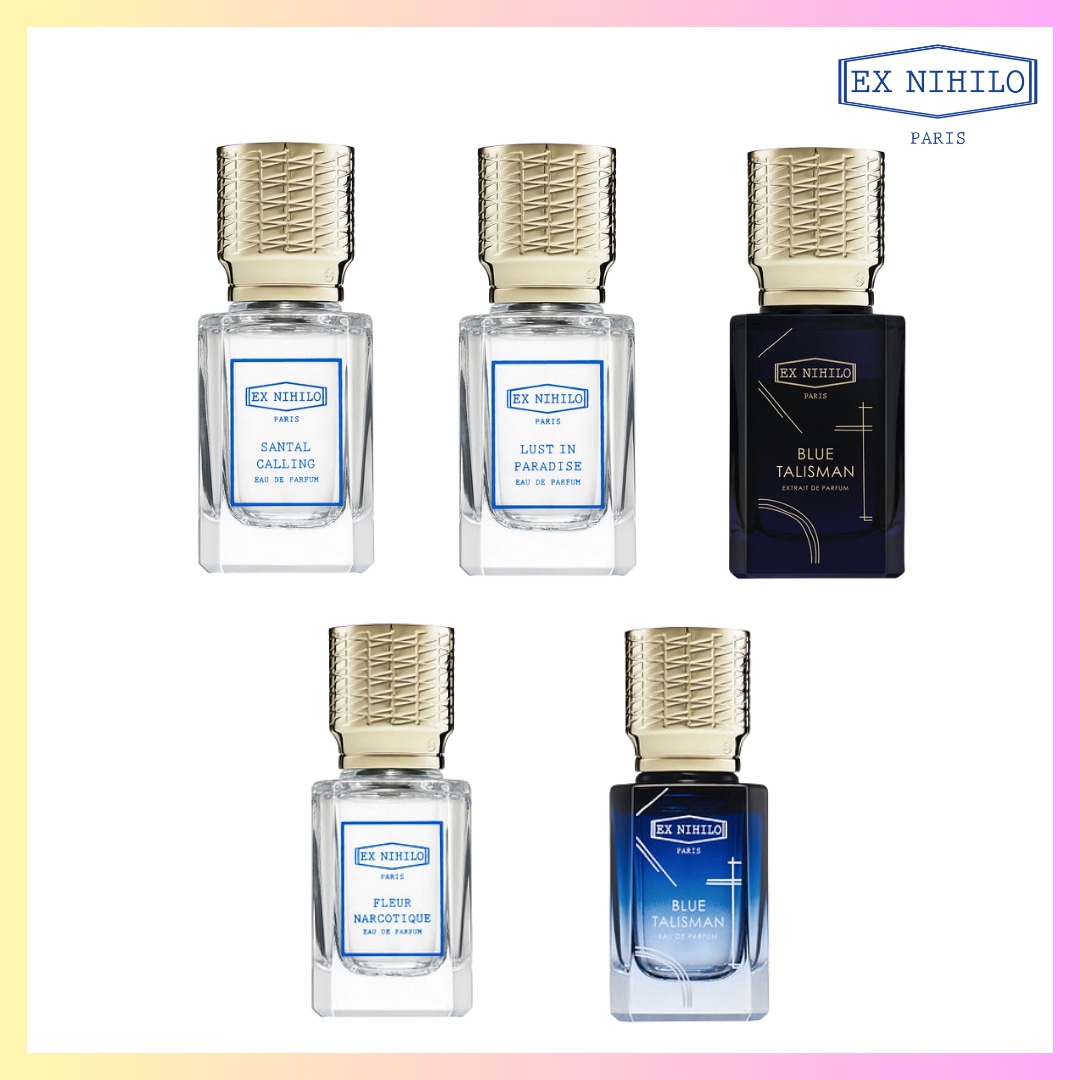 [EX NIHILO] EAU DE PARFUM 10ML/ EXTRAIT DE PARFUM 10ML 5 TYPES + FREE OMAKE ミニ香水 トラベルサイズ アトマイザー