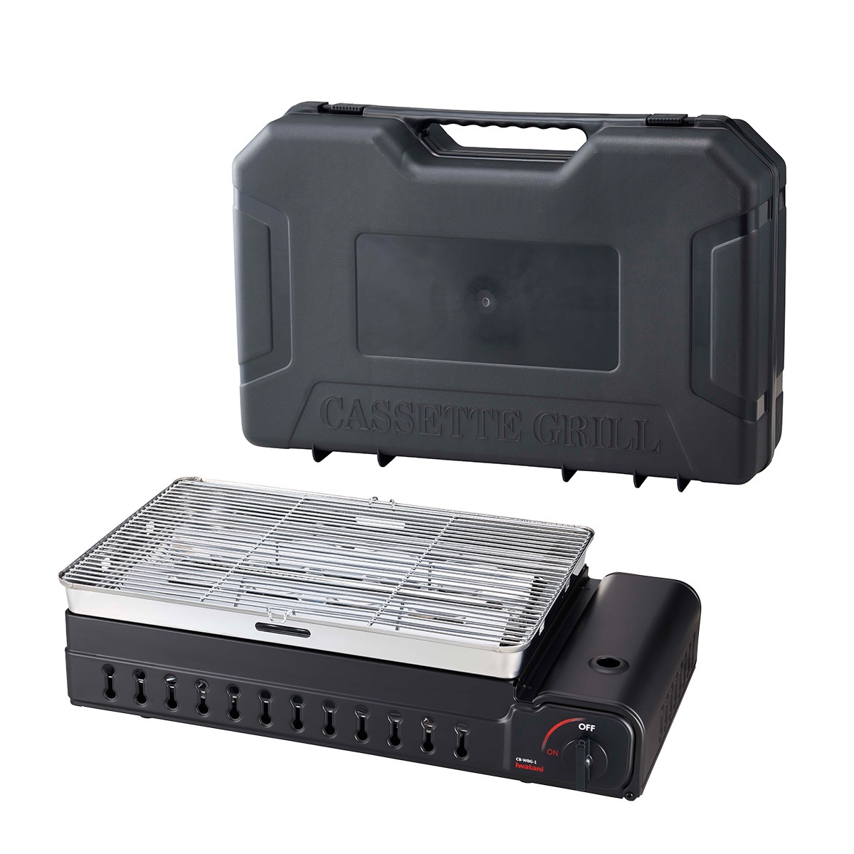 【在庫有・即納】岩谷産業 Iwatani ワイドBBQグリル CB-WBG-1 カセットコンロ 卓上 BBQコンロ 収納ケース付 イワタニ アウトドア バーベキュー