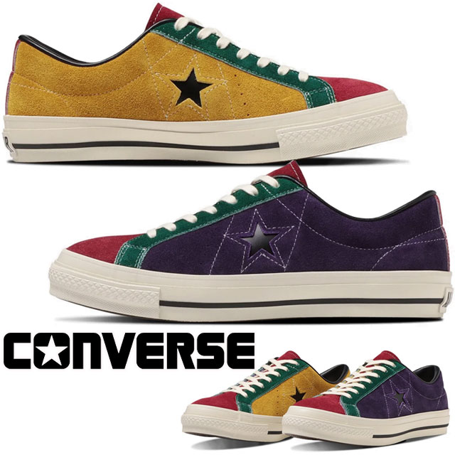 コンバース メンズ ワンスター J スニーカー 限定生産 レザー シューズ レディース 国産素材 スエードマルチ カジュアル メイドインジャパン ローカット 日本製 靴 35200640