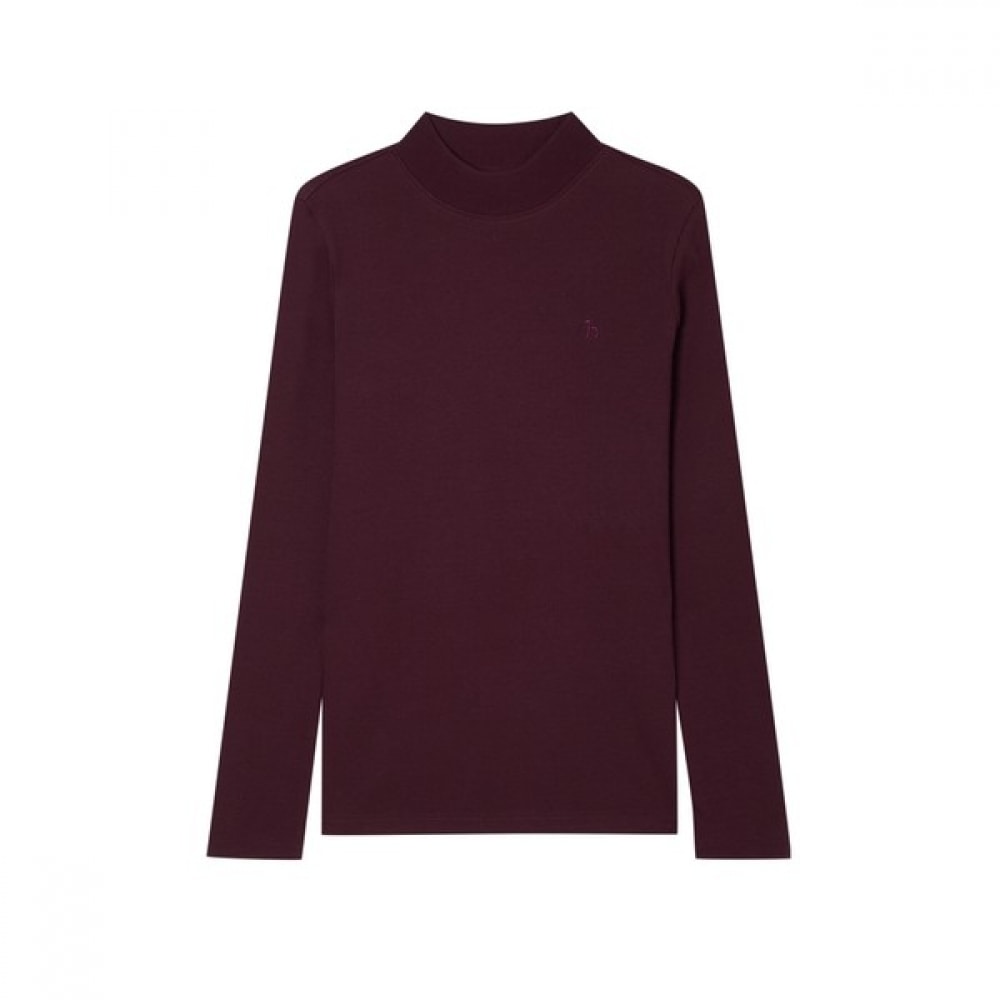 (ヘッジズレディース) 24FW ハーフネックロングスリーブ T シャツバーガンディー HSTS4DC93D2 10,067円