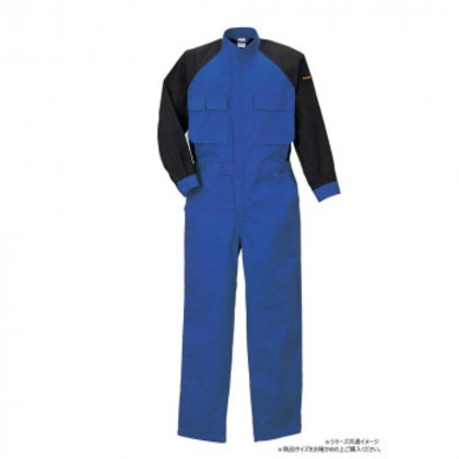 クレヒフク 綿ツナギ ブルー BBL 211