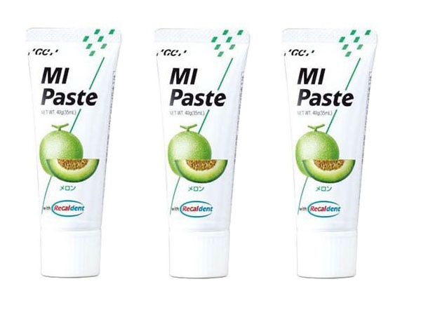 ジーシー MIペースト メロン 40g 3個セット 歯磨き粉