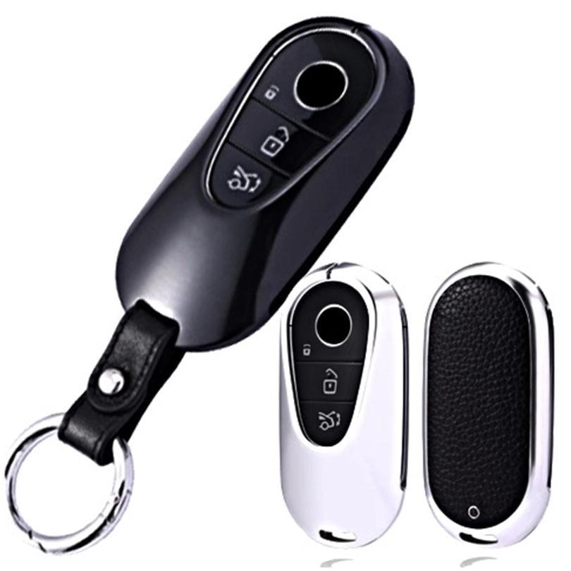 メルセデス ベンツ アルミ レザー メタル キーケース キーカバー Cクラス W206 S206 Eクラス W214 S214 GLC X254 C254 GT C192 Sクラス W223 SL R