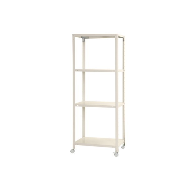 キタジマ 51070053601 NSTR-K536 ホワイト [スマートラック 4段 キャスター付] メーカー直送