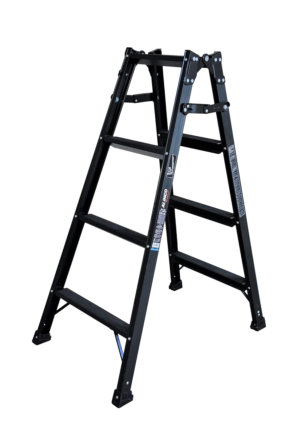 アルインコ はしご兼用脚立 ブラック (PRS-120WA のブラック塗装) アルインコ x GranGear (グランギア)コラボ商品 すべり止め付 BPRS-120
