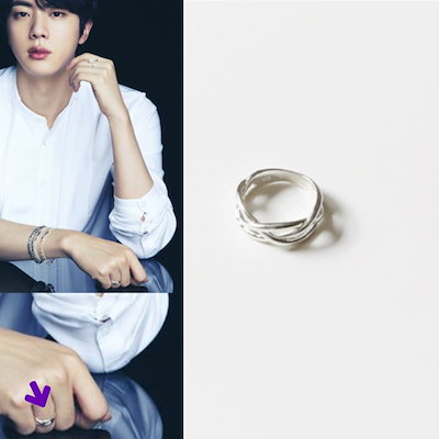 Qoo10] HANNA543 【BTS JIN着用】 R119S 指輪