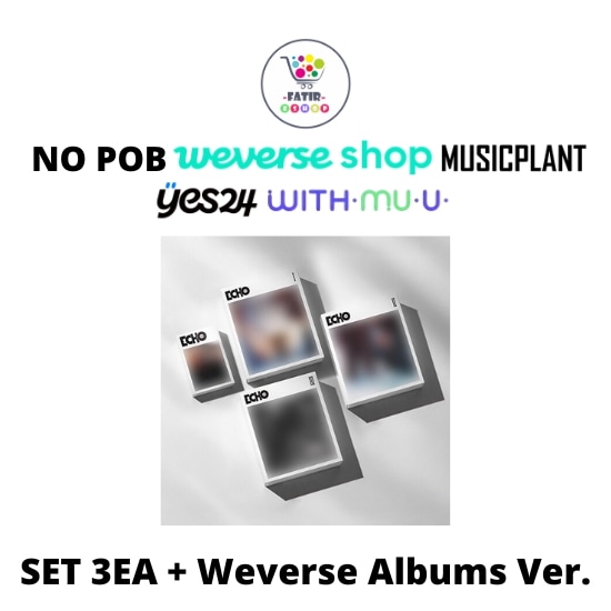 特典選択 SET 3EA BTS Jin 2nd Mini Album Echo + Weverse Albums Ver
